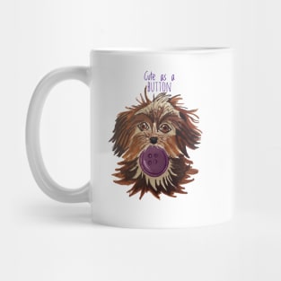 Cute as a Button Mug